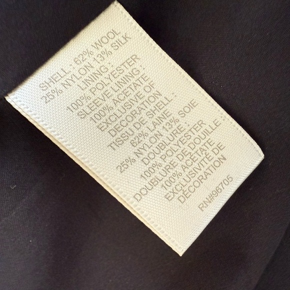 Rebecca Taylor Lace Trim Wool Silk Blend Tweed Blazer Jacket Suit Women 10. 1410 - Picture 3 of 3